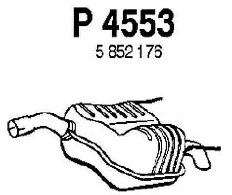 Fenno P4553 Глушник, задня частина P4553: Купити в Україні - Добра ціна на EXIST.UA!