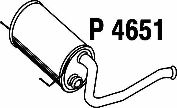 Fenno P4651 Глушник, середня частина P4651: Купити в Україні - Добра ціна на EXIST.UA!