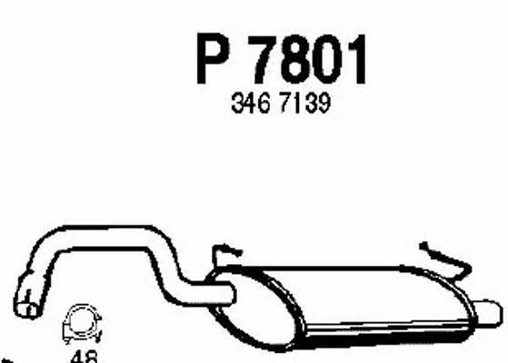 Fenno P7801 Глушник, задня частина P7801: Купити в Україні - Добра ціна на EXIST.UA!