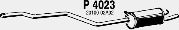 Fenno P4023 Глушник, задня частина P4023: Купити в Україні - Добра ціна на EXIST.UA!