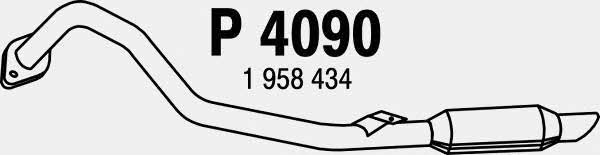 Fenno P4090 Глушник, задня частина P4090: Купити в Україні - Добра ціна на EXIST.UA!