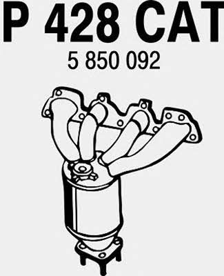 Fenno P428CAT Каталізатор P428CAT: Купити в Україні - Добра ціна на EXIST.UA!