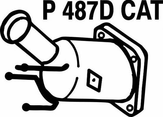 Fenno P487DCAT Каталізатор P487DCAT: Купити в Україні - Добра ціна на EXIST.UA!