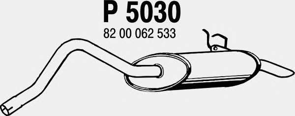Fenno P5030 Глушник, задня частина P5030: Купити в Україні - Добра ціна на EXIST.UA!