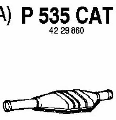 Fenno P535CAT Каталізатор P535CAT: Купити в Україні - Добра ціна на EXIST.UA!