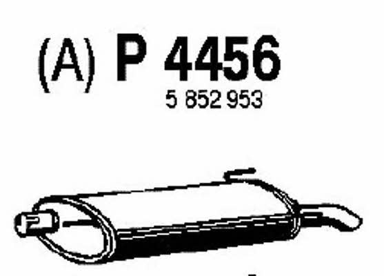 Fenno P4456 Глушник, задня частина P4456: Купити в Україні - Добра ціна на EXIST.UA!