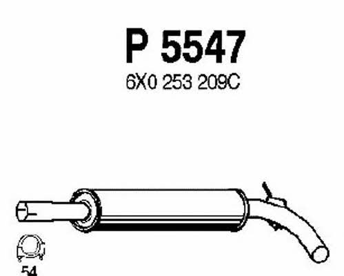 Fenno P5547 Глушник, середня частина P5547: Купити в Україні - Добра ціна на EXIST.UA!