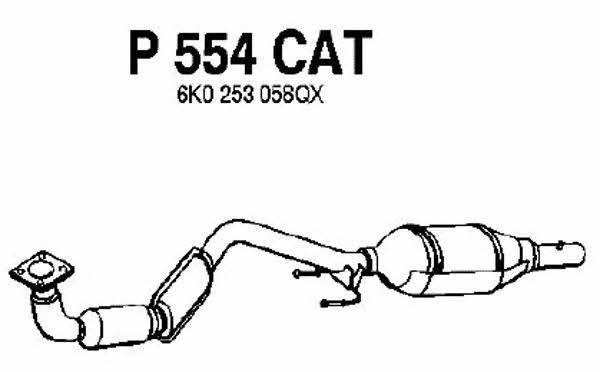 Fenno P554CAT Каталізатор P554CAT: Купити в Україні - Добра ціна на EXIST.UA!