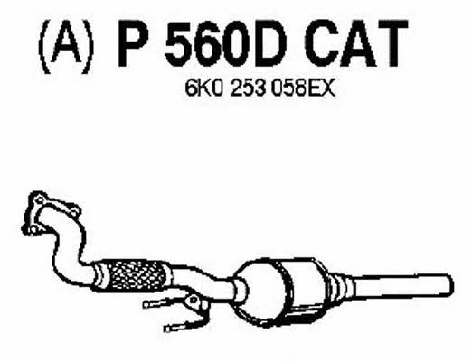 Fenno P560DCAT Каталізатор P560DCAT: Купити в Україні - Добра ціна на EXIST.UA!