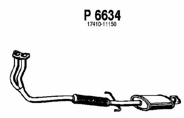 Fenno P6634 Резонатор P6634: Купити в Україні - Добра ціна на EXIST.UA!