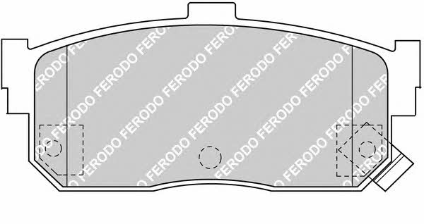 Ferodo FDB1104 Гальмівні колодки FERODO PREMIER, комплект FDB1104: Купити в Україні - Добра ціна на EXIST.UA!