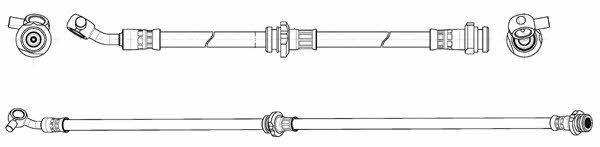 FHY3291 Ferodo Тормозной шланг