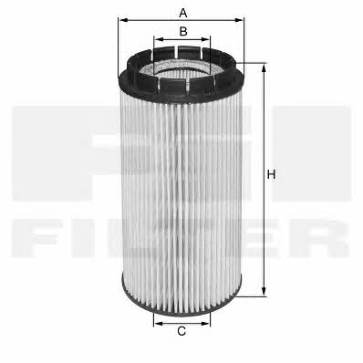 Fil filter MLE 1443 B Фільтр масляний MLE1443B: Купити в Україні - Добра ціна на EXIST.UA!