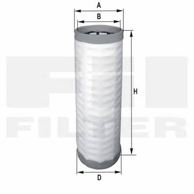 Fil filter HP 2543 Повітряний фільтр HP2543: Купити в Україні - Добра ціна на EXIST.UA!