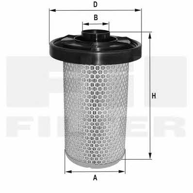 Fil filter HP 2591 Повітряний фільтр HP2591: Купити в Україні - Добра ціна на EXIST.UA!