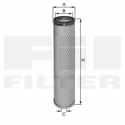 Fil filter HP 4543 Повітряний фільтр HP4543: Купити в Україні - Добра ціна на EXIST.UA!