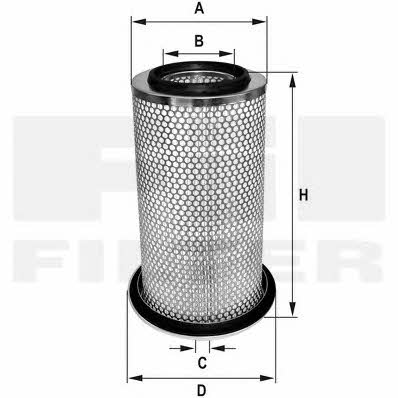 Fil filter HP 4568 Повітряний фільтр HP4568: Купити в Україні - Добра ціна на EXIST.UA!