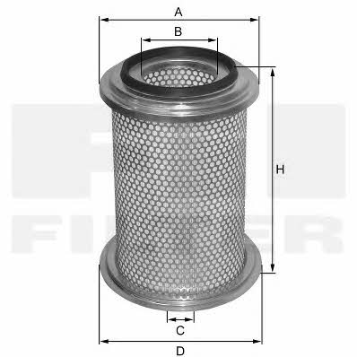 Fil filter HP 4619 Повітряний фільтр HP4619: Купити в Україні - Добра ціна на EXIST.UA!