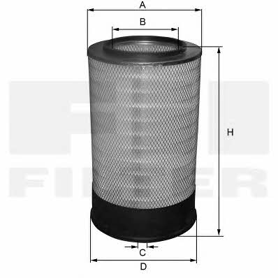 Fil filter HP 741 Повітряний фільтр HP741: Купити в Україні - Добра ціна на EXIST.UA!