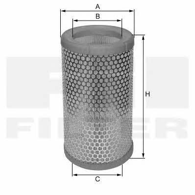Fil filter HPU 4308 Повітряний фільтр HPU4308: Купити в Україні - Добра ціна на EXIST.UA!