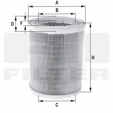 Fil filter HPU 4323 Повітряний фільтр HPU4323: Купити в Україні - Добра ціна на EXIST.UA!