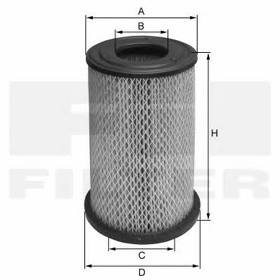 Fil filter HPU 4433 Повітряний фільтр HPU4433: Купити в Україні - Добра ціна на EXIST.UA!