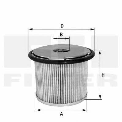 Fil filter MF 1325 Фільтр палива MF1325: Купити в Україні - Добра ціна на EXIST.UA!