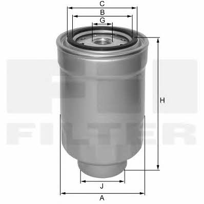 Fil filter ZP 548 BF Фільтр палива ZP548BF: Купити в Україні - Добра ціна на EXIST.UA!