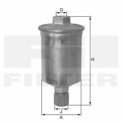 Fil filter ZP 8024 FL Фільтр палива ZP8024FL: Купити в Україні - Добра ціна на EXIST.UA!