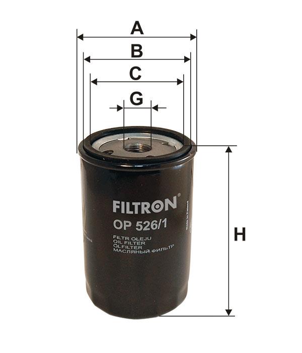 Фільтр масляний Filtron OP 526&#x2F;1