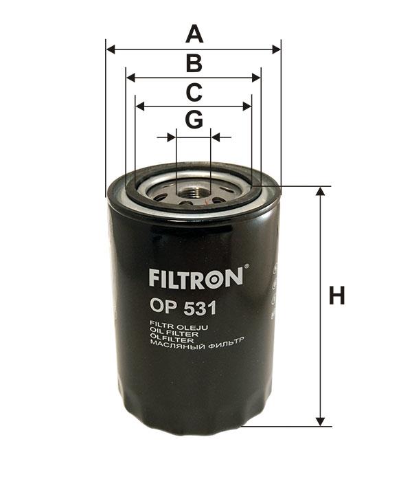 Масляный фильтр Filtron OP 531
