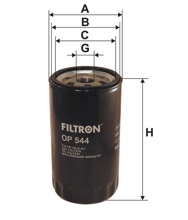 Фільтр масляний Filtron OP 544