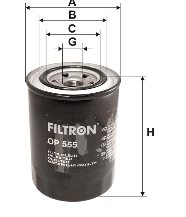 Фільтр масляний Filtron OP 555