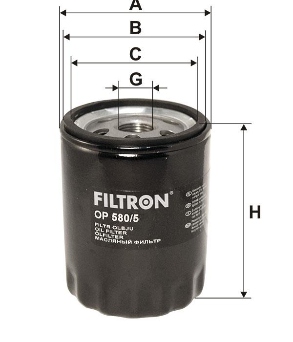 Фільтр масляний Filtron OP 580&#x2F;5