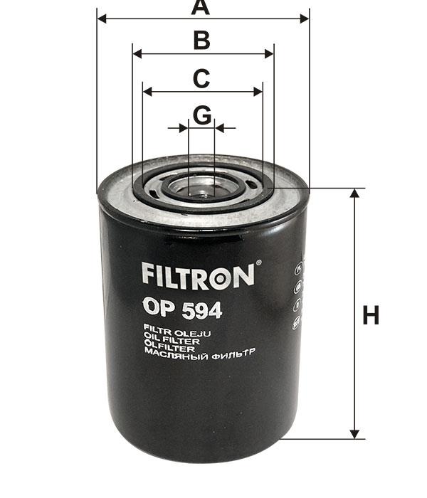 Фільтр масляний Filtron OP 594