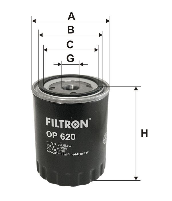 Фільтр масляний Filtron OP 620