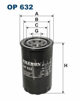 Масляный фильтр Filtron OP 632