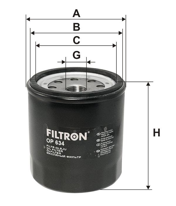 Фільтр масляний Filtron OP 634