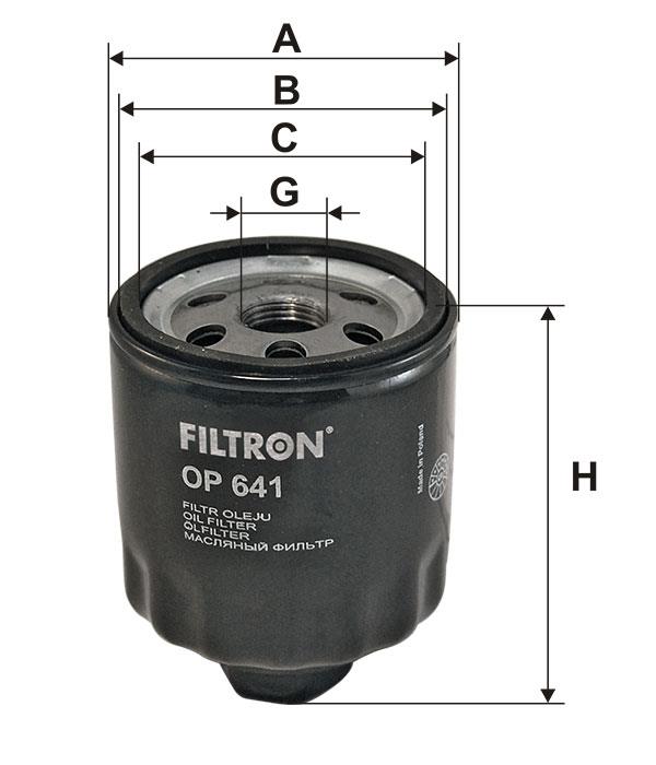 Фільтр масляний Filtron OP 641