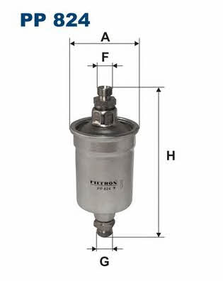 Паливний фільтр Filtron PP 824