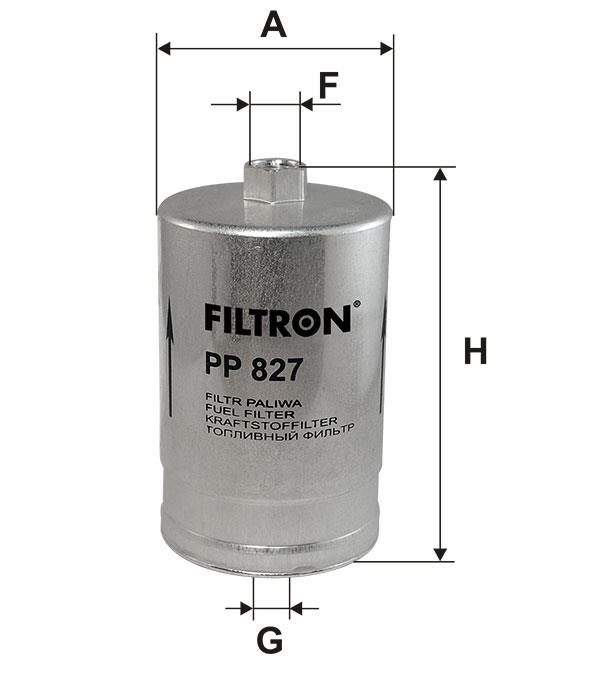 Фільтр палива Filtron PP 827