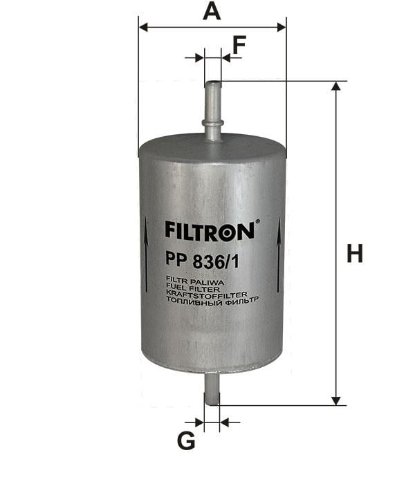 Фільтр палива Filtron PP 836&#x2F;1