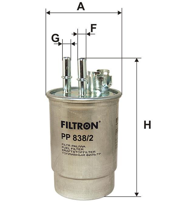 Фільтр палива Filtron PP 838&#x2F;2