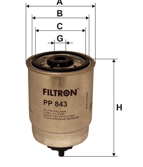 Фільтр палива Filtron PP 843