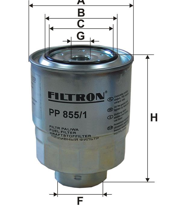 Фільтр палива Filtron PP 855&#x2F;1