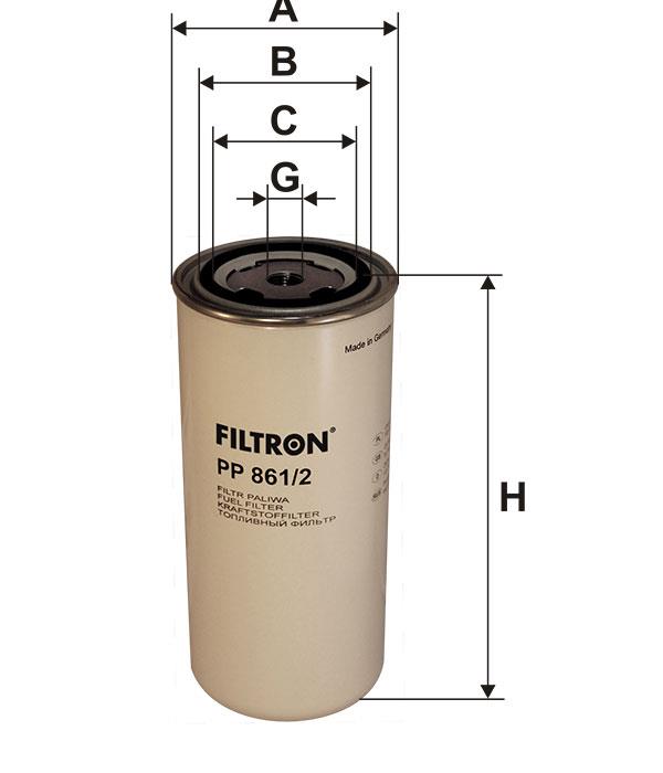 Фільтр палива Filtron PP 861&#x2F;2