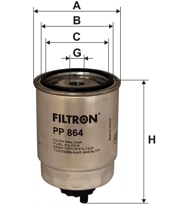 Фільтр палива Filtron PP 864