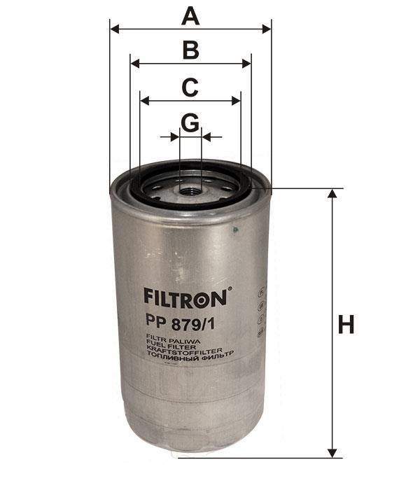 Фільтр палива Filtron PP 879&#x2F;1