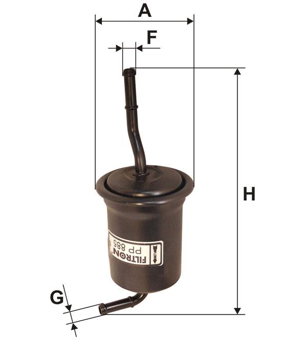 Топливный фильтр Filtron PP 885