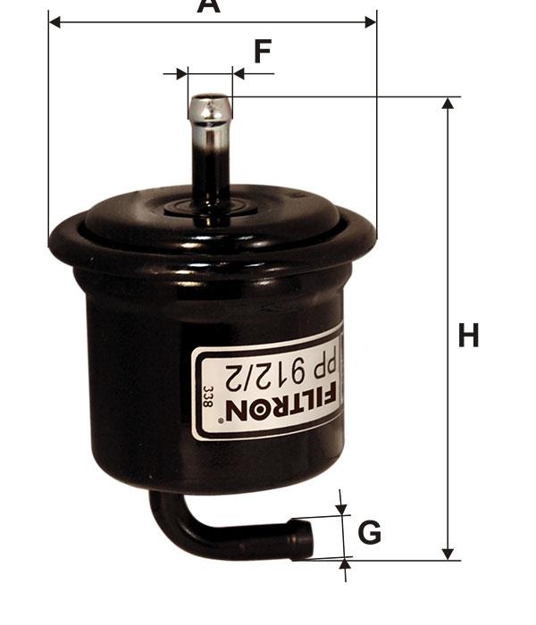 Паливний фільтр Filtron PP 912/2